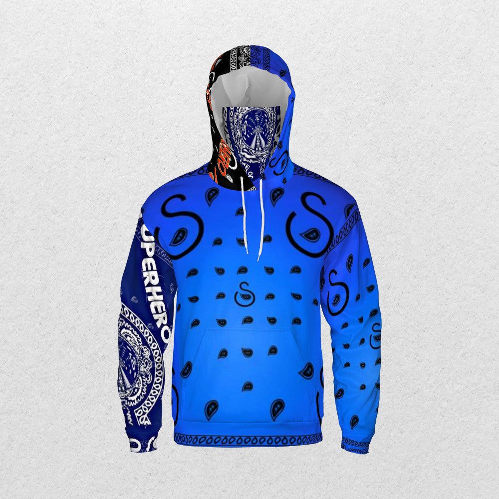 Superhero Society OG Classic Blue Night Mask Hoodie