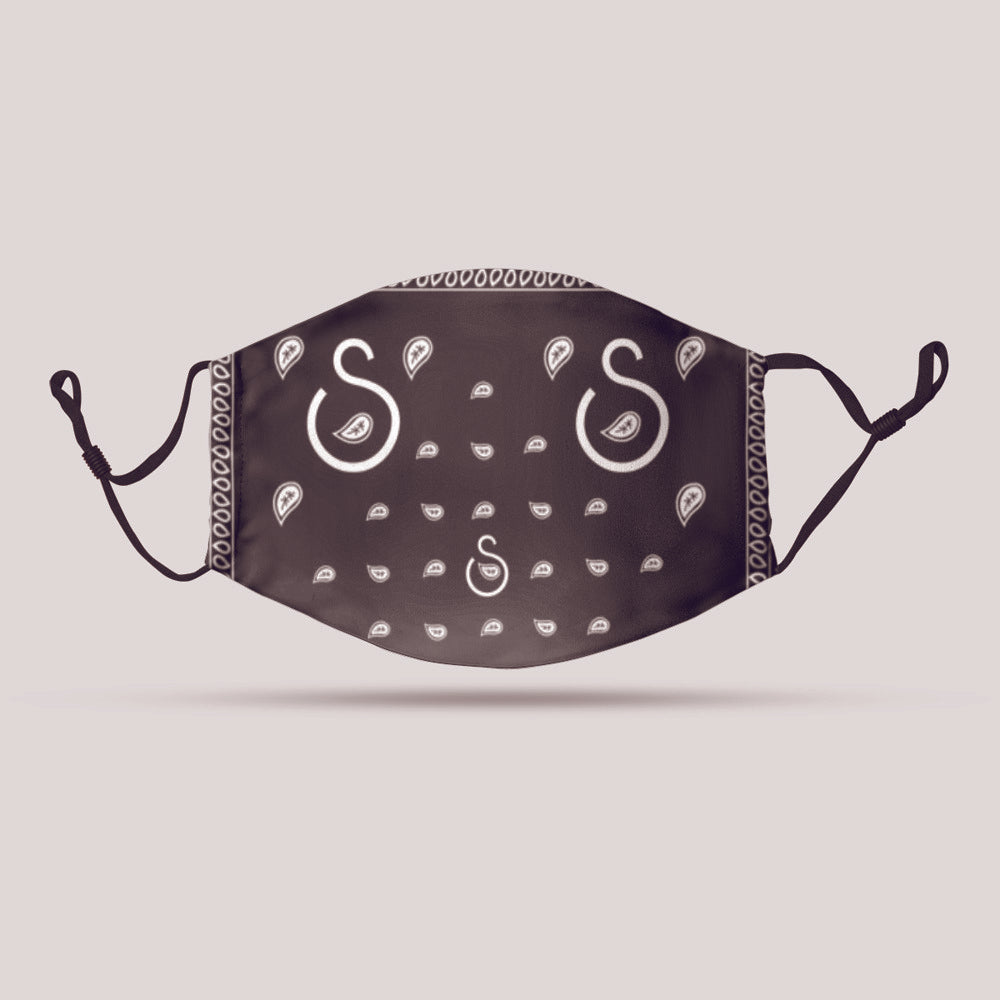 SS Standard Fit black Face Mask