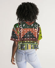 Load image into Gallery viewer, Superhero Society Culture Block Women&#39;s Lounge Cropped Tee
