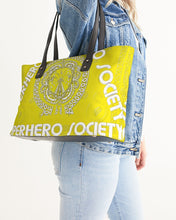 Load image into Gallery viewer, Superhero Society Moody Gold-tone Tote Bag
