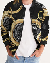 Load image into Gallery viewer, Superhero Society Gold Tears Men&#39;s Bomber Jacket
