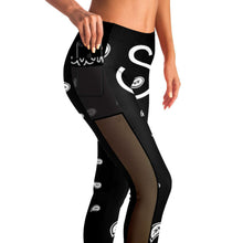 Load image into Gallery viewer, Superhero Society OG Classic Black/White Pocket Spandex Pants
