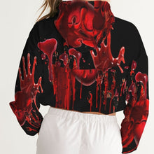 Load image into Gallery viewer, Superhero Society Spooky Love Women&#39;s Cropped Windbreaker
