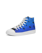 Load image into Gallery viewer, Superhero Society Blue Night Men&#39;s Hightop Canvas Shoe
