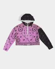 Load image into Gallery viewer, Jazzmen pink collection Women&#39;s Cropped Windbreaker
