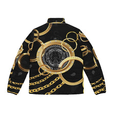 Load image into Gallery viewer, Superhero Society Gold Tears Puffer Jacket
