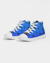 Load image into Gallery viewer, Superhero Society OG Classic Blue Night Kids Hightop Canvas Shoe
