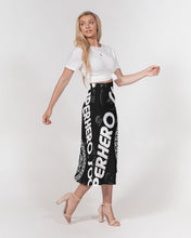 Load image into Gallery viewer, Superhero Society Black/White Twin  Women&#39;s A-Line Midi Skirt
