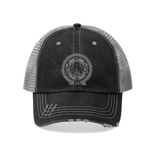 Load image into Gallery viewer, S Society Embroidery Mesh Shield Classic Trucker Hat
