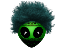 Load image into Gallery viewer, Superhero Society Nappy Alien Head Shaped Bag

