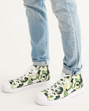 Load image into Gallery viewer, Superhero Society Lazy Green Camouflage Hightop Canvas Shoe
