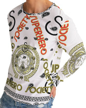 Load image into Gallery viewer, Superhero Society street wear edition white logo Men&#39;s Long Sleeve Tee
