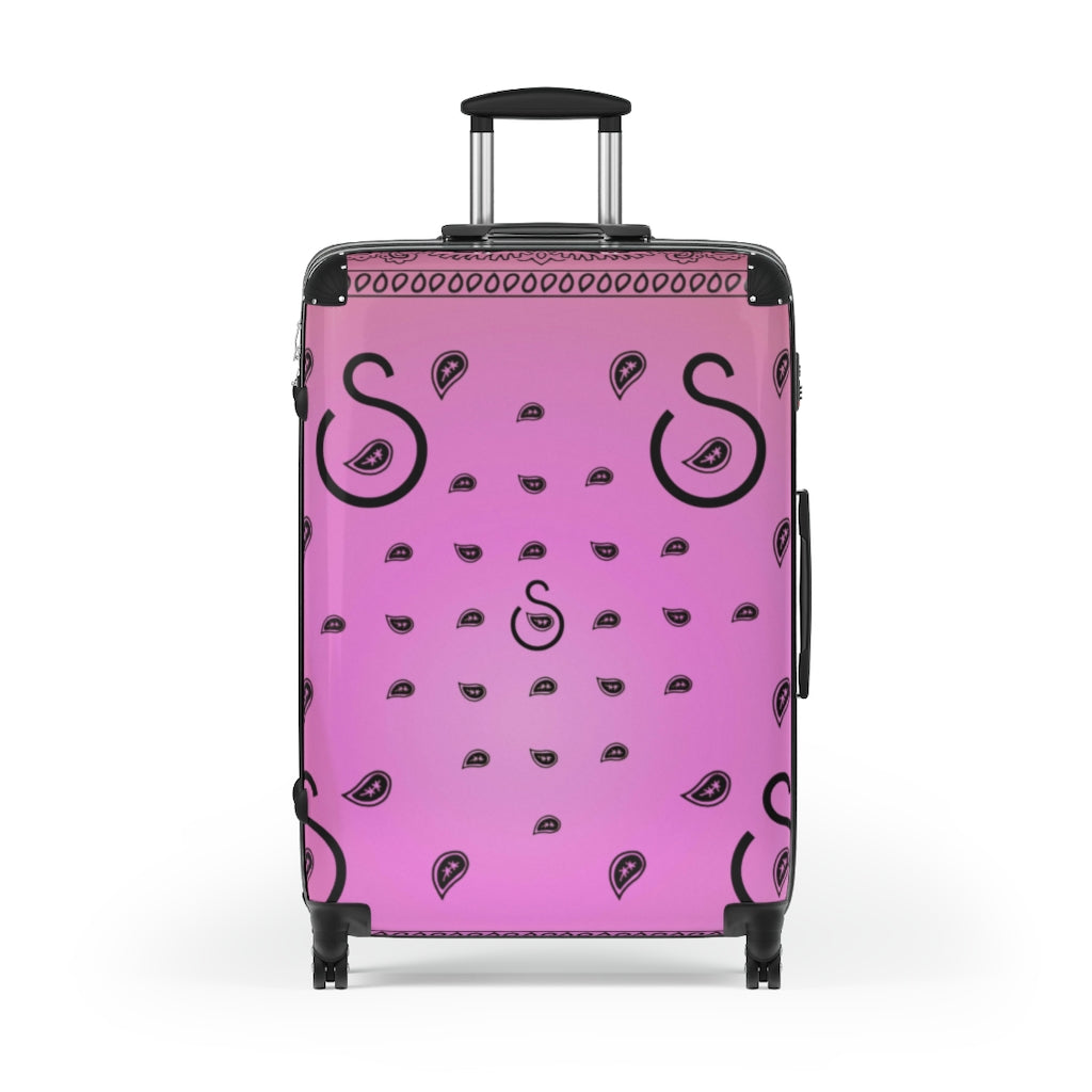 Superhero Society Jazzmen pink Cabin Suitcase