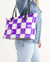 Load image into Gallery viewer, Superhero Society Purple Diamond Big Tote Bag

