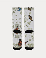 Load image into Gallery viewer, Superhero Society OG Golden Butterfly Unisex Socks
