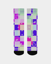 Load image into Gallery viewer, Superhero Society Summer Diamond Men&#39;s Socks
