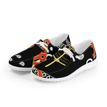 Load image into Gallery viewer, Superhero Society OG Black Canvas Loafers Slip On
