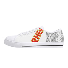 Load image into Gallery viewer, Superhero Society Classic White Low-Top Chucks
