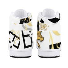 Load image into Gallery viewer, S Society Imperial Gold London High-Top  Leather Sneakers
