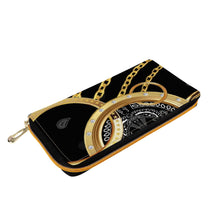 Load image into Gallery viewer, Superhero Society Gold Tears Zipper Purse Clutch Bag
