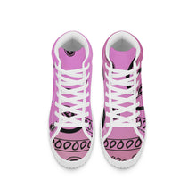 Load image into Gallery viewer, Superhero Society Jazzmen Pink Women&#39;s High Top Platform Shoes
