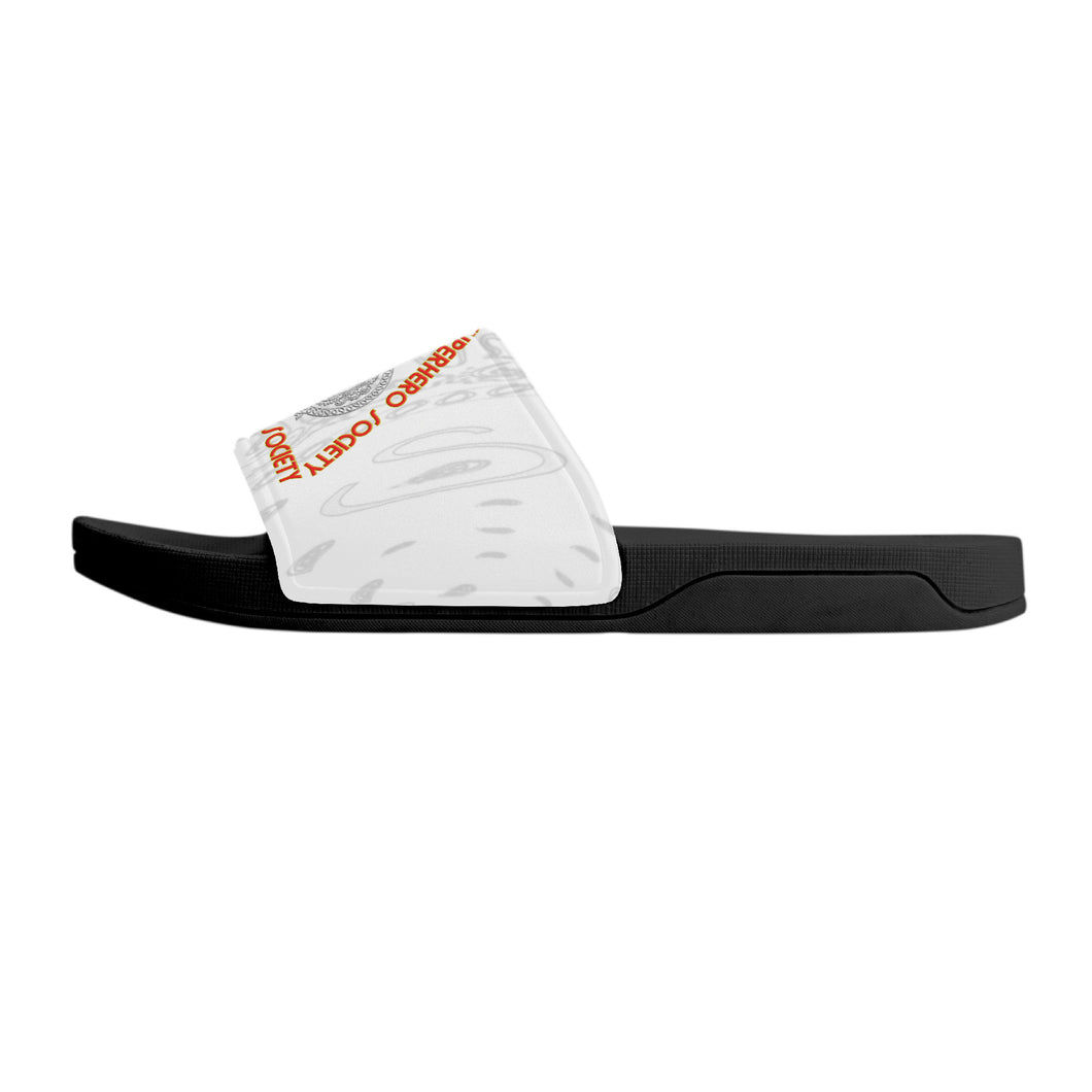 Superhero Society Slide Sandals - white