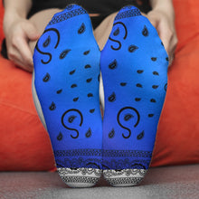 Load image into Gallery viewer, Superheto Society Blue Night Sock
