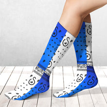 Load image into Gallery viewer, Superheto Society Blue Night Sock
