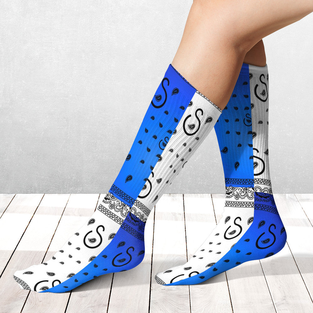 Superheto Society Blue Night Sock