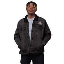 Load image into Gallery viewer, Superhero Society Classic Black Unisex Denim Jacket
