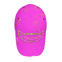 Load image into Gallery viewer, S Society Pink Fame &amp; Fortune Curved Brim Baseball Cap
