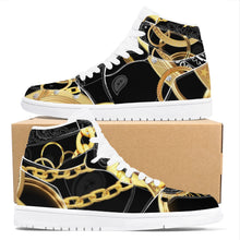 Load image into Gallery viewer, S Society Gold Tears High Top Leather Sneaker
